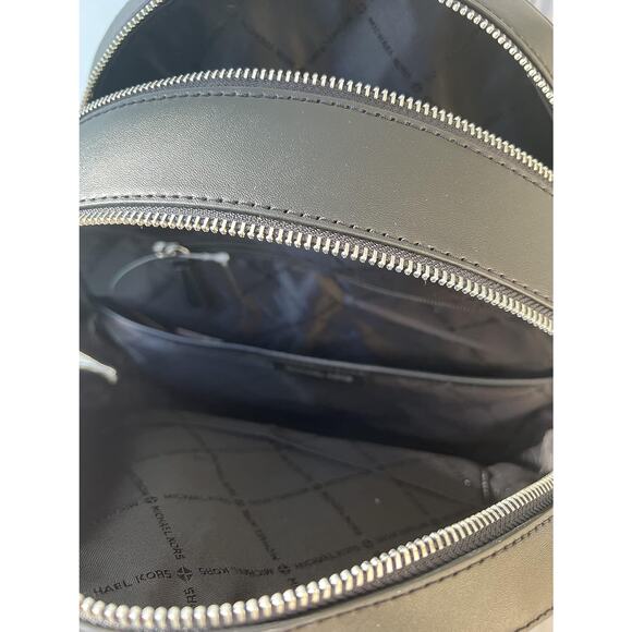 NWT Michael Kors Women Jaycee Logo Backpack (Black)-OS - Picture 6 of 8